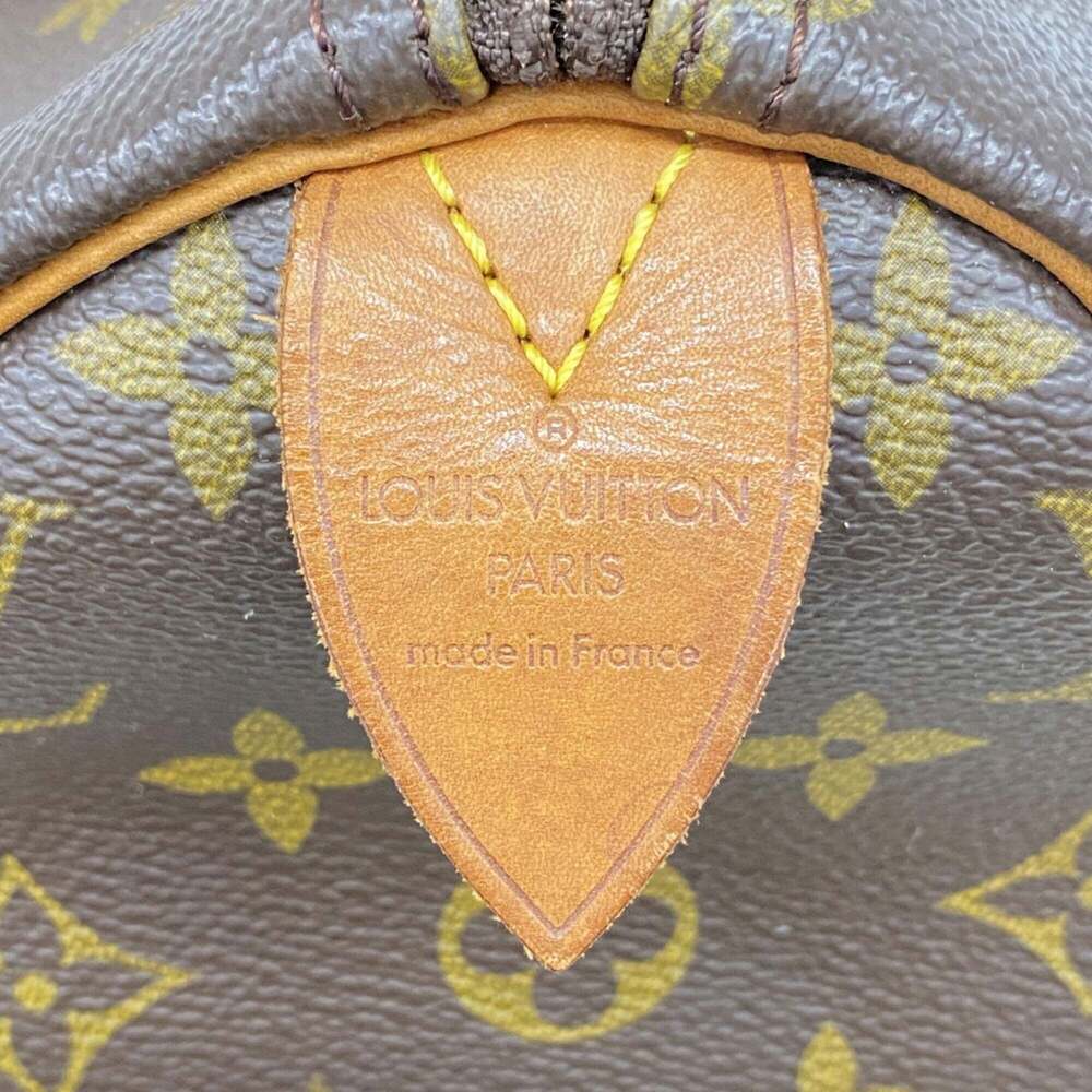 Louis Vuitton Monogram Speedy 30 Handbag M41108 Brown Women's - Picture 5 of 12